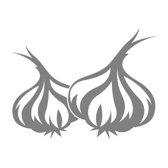 Garlic icon logo design