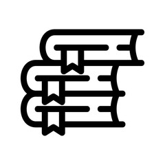 books icon or logo isolated sign symbol vector illustration - high quality black style vector icons
