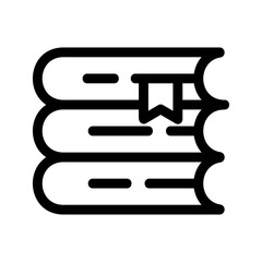 books icon or logo isolated sign symbol vector illustration - high quality black style vector icons
