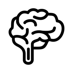 brain icon or logo isolated sign symbol vector illustration - high quality black style vector icons
