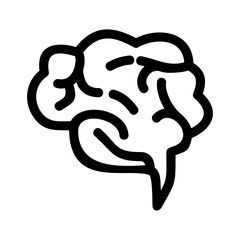 brain icon or logo isolated sign symbol vector illustration - high quality black style vector icons
