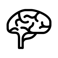 brain icon or logo isolated sign symbol vector illustration - high quality black style vector icons
