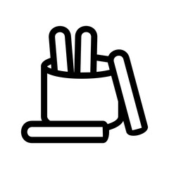 chalk icon or logo isolated sign symbol vector illustration - high quality black style vector icons
