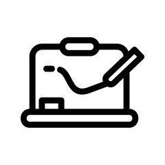 chalk icon or logo isolated sign symbol vector illustration - high quality black style vector icons
