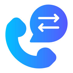 phone call gradient icon