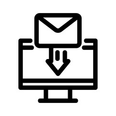 email icon or logo isolated sign symbol vector illustration - high quality black style vector icons
