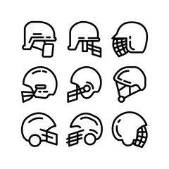 helmet icon or logo isolated sign symbol vector illustration - high quality black style vector icons
