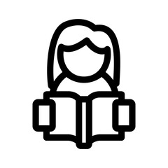 learning icon or logo isolated sign symbol vector illustration - high quality black style vector icons
