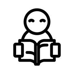 learning icon or logo isolated sign symbol vector illustration - high quality black style vector icons

