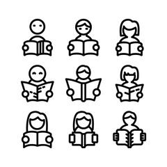 learning icon or logo isolated sign symbol vector illustration - high quality black style vector icons
