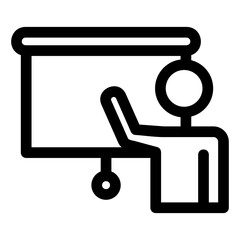 lecture icon or logo isolated sign symbol vector illustration - high quality black style vector icons
