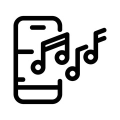 music icon or logo isolated sign symbol vector illustration - high quality black style vector icons
