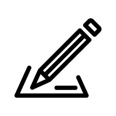 pencil icon or logo isolated sign symbol vector illustration - high quality black style vector icons
