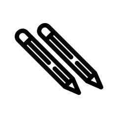 pencil icon or logo isolated sign symbol vector illustration - high quality black style vector icons
