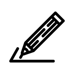Fototapeta premium pencil icon or logo isolated sign symbol vector illustration - high quality black style vector icons 