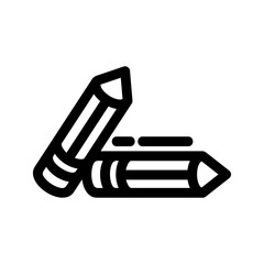 pencil icon or logo isolated sign symbol vector illustration - high quality black style vector icons
