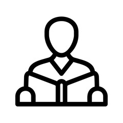 student icon or logo isolated sign symbol vector illustration - high quality black style vector icons
