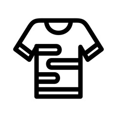 t-shirt icon or logo isolated sign symbol vector illustration - high-quality black style vector icons
