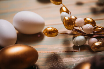 golden eggs Easter