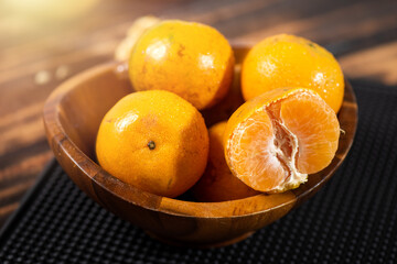ripe fresh orange