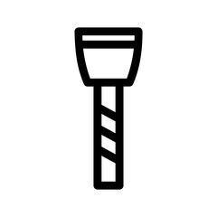 brush icon or logo isolated sign symbol vector illustration - high quality black style vector icons
