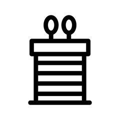 cotton buds icon or logo isolated sign symbol vector illustration - high quality black style vector icons
