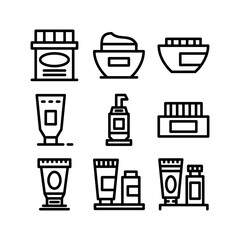 cream icon or logo isolated sign symbol vector illustration - high quality black style vector icons
