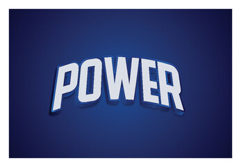 Power typography premium editable text effect	