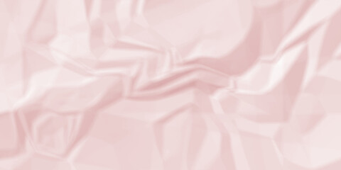 Pink paper crumpled texture. white fabric textured crumpled white paper background. panorama pink paper texture background, crumpled pattern texture backgrund.	
