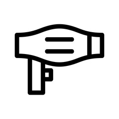 hair dryer icon or logo isolated sign symbol vector illustration - high quality black style vector icons
