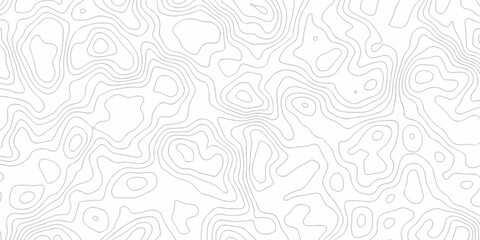 Topographic map. Geographic mountain relief. Abstract lines background. Contour maps. Vector illustration, Topo contour map on white background, Topographic contour lines vector map seamless pattern.