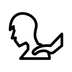 massage icon or logo isolated sign symbol vector illustration - high quality black style vector icons
