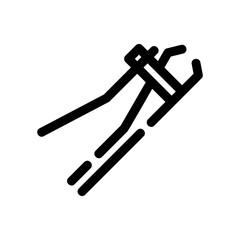 nail file icon or logo isolated sign symbol vector illustration - high quality black style vector icons
