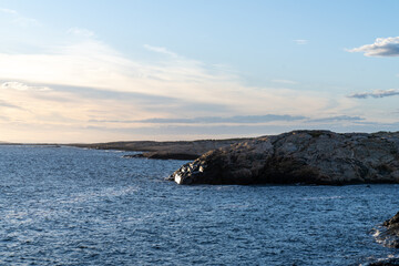Fototapeta na wymiar The rocky coast of Norway in Ytre Hvaler National Park