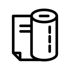 tissue icon or logo isolated sign symbol vector illustration - high quality black style vector icons
