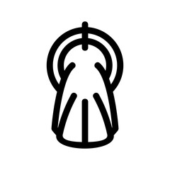 towel icon or logo isolated sign symbol vector illustration - high quality black style vector icons
