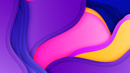 Modern Motion Trendy Geometric Vector Loop Background