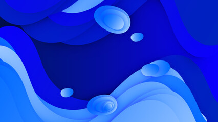 Colorful wave curve vector background