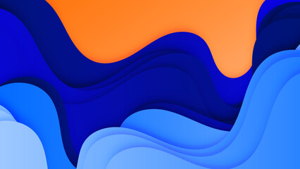 Abstract Motion Geometric Curve Vector Graphic Background