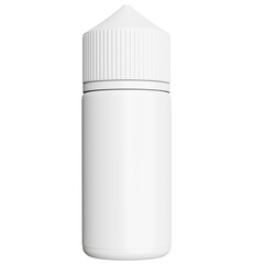 Liquid vape bottle created in high resolution with transparent background.