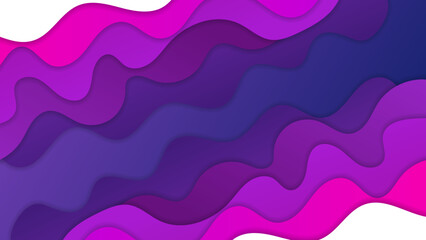 Vibrant Waves Colorful Curve Vector Background