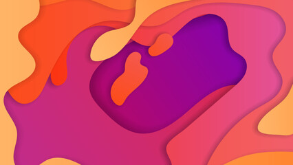 Colorful wave curve vector background. Vibrant waves background. Abstract motion geometric curve vector graphic