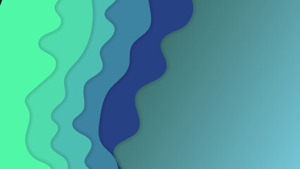 Colorful wave curve vector background. Vibrant waves background. Abstract motion geometric curve vector graphic