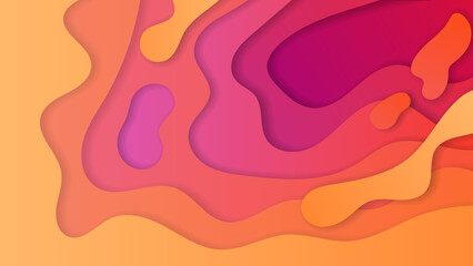 Colorful wave curve vector background. Vibrant waves background. Abstract motion geometric curve vector graphic