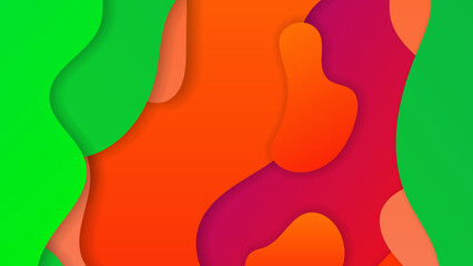 Colorful wave curve vector background. Vibrant waves background. Abstract motion geometric curve vector graphic
