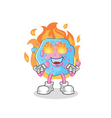 cell cold illustration. character vector