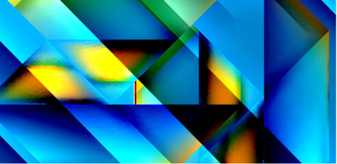 Dynamic triangle design with fluid gradient colors abstract background