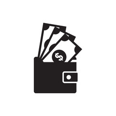 wallet icon , business icon vector