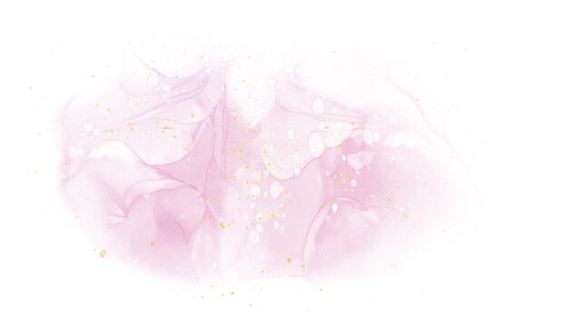 Abstract pink painted watercolor background texture, pastel watercolor design with digital painted for template