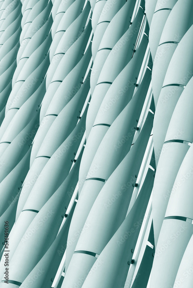 Poster exterior of modern architecture. building abstract background